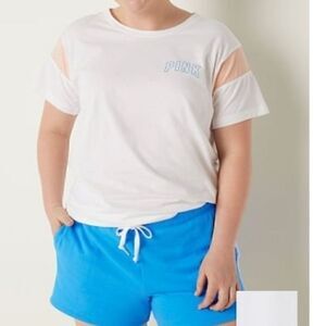 Victoria's Secret PINK Campus Short Sleeve Tee, size Medium